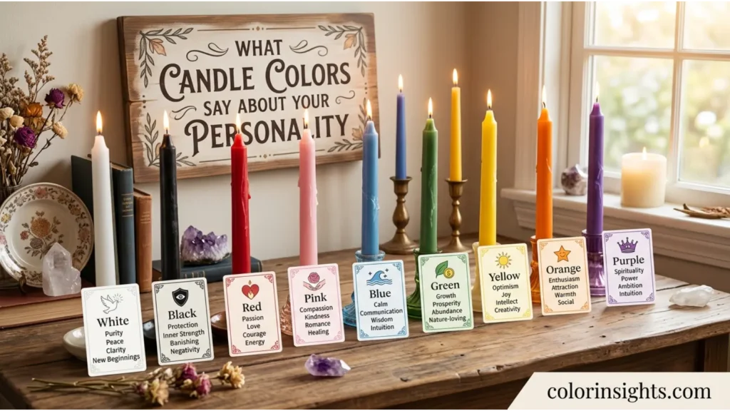 What Candle Colors Say About Your Personality