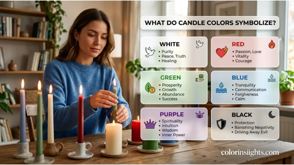 What Do Candle Colors Symbolize