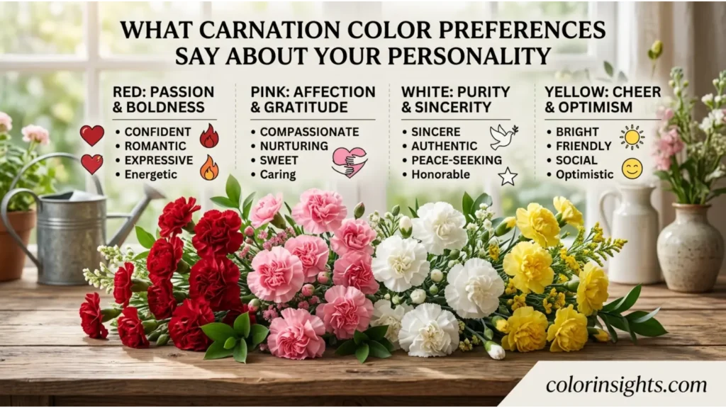 What Carnation Color Preferences Say About Your Personality