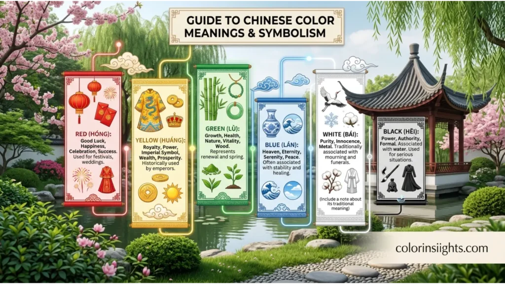 What Does the Color Chinese Color Meanings Symbolize