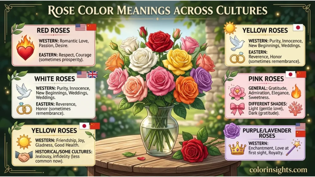 Rose Color Meanings Across Cultures