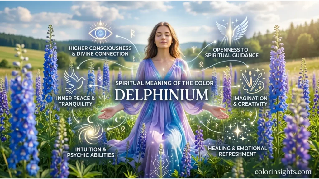 Spiritual Meaning of the Color Delphinium