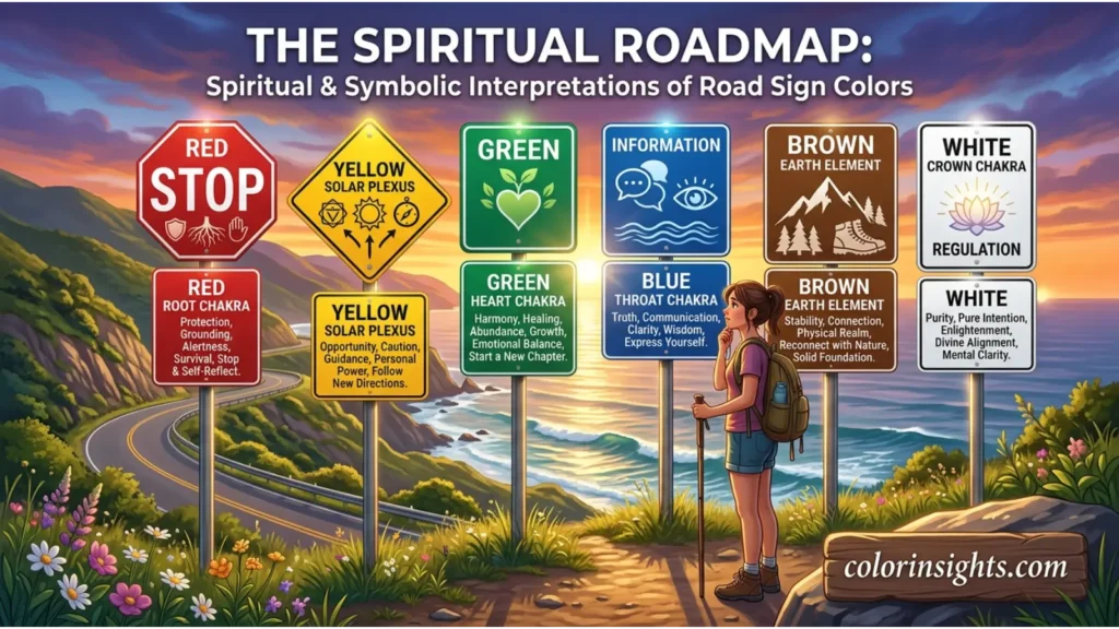 Spiritual and Symbolic Interpretations of Road Sign Colors