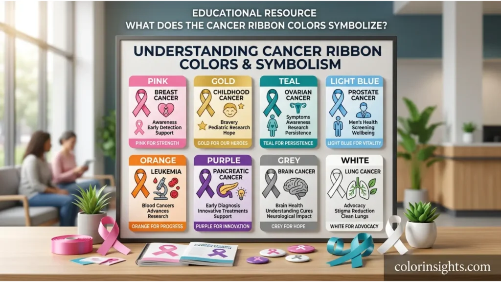 What Does the Cancer Ribbon Colors Symbolize