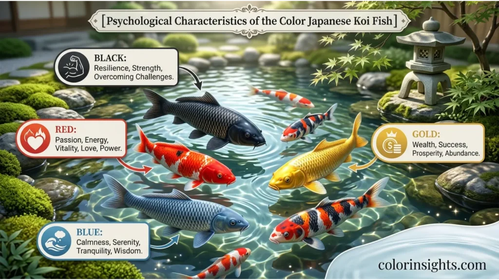 Psychological Characteristics of the Color Japanese Koi Fish