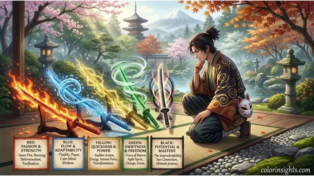Spiritual Meaning of the Demon Slayer Sword Colors