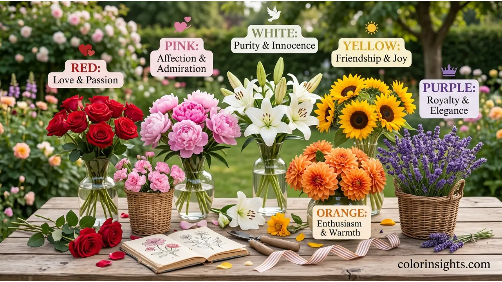 Flower Color Meanings