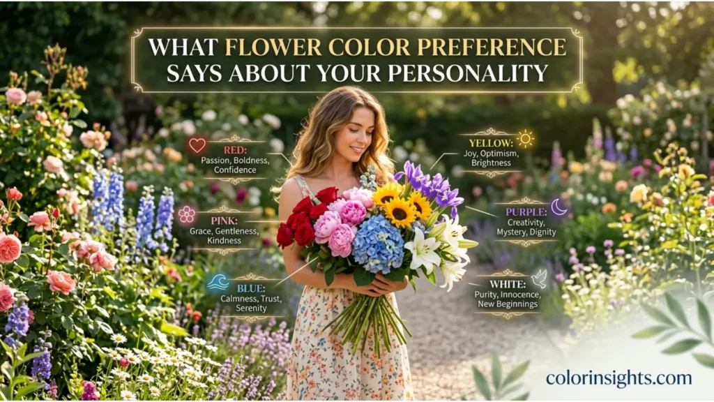 What Flower Color Preference Says About Your Personality