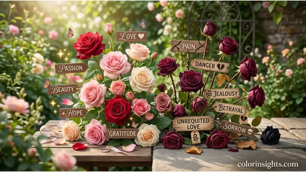 Positive and Negative Meanings of the Color Flower