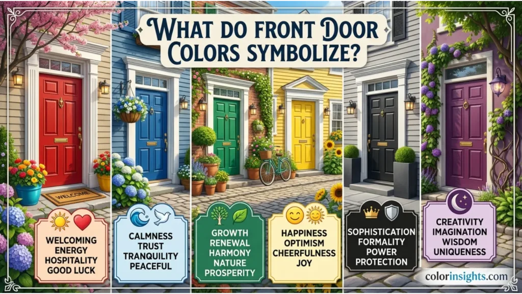What Do Front Door Colors Symbolize