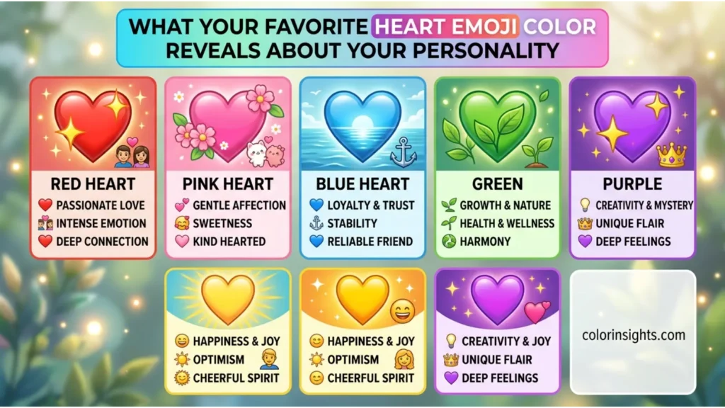 What Heart Emoji Color Says About Your Personality