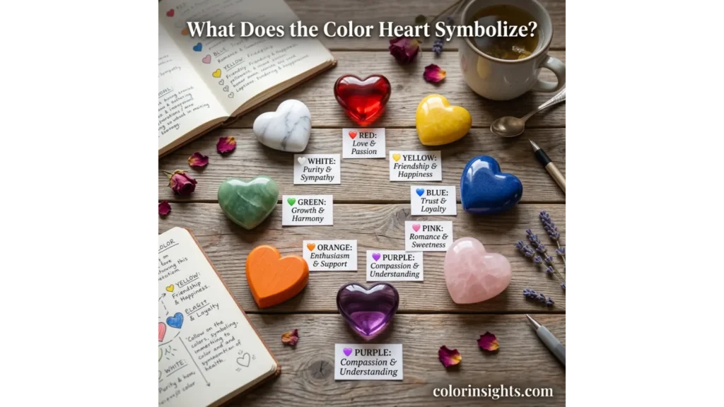 What Does the Color Heart Symbolize?