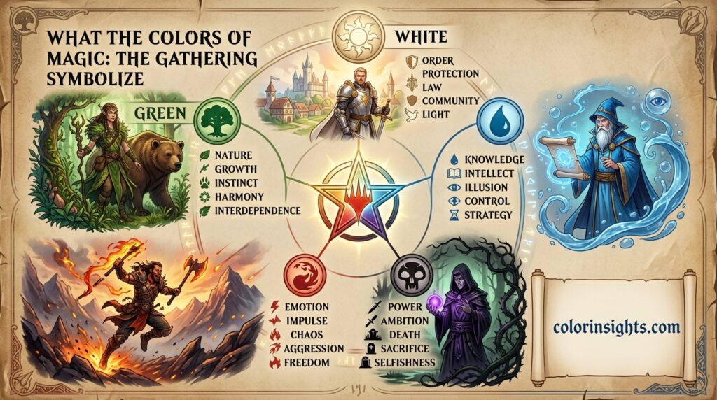 What Does the Color MTG Symbolize