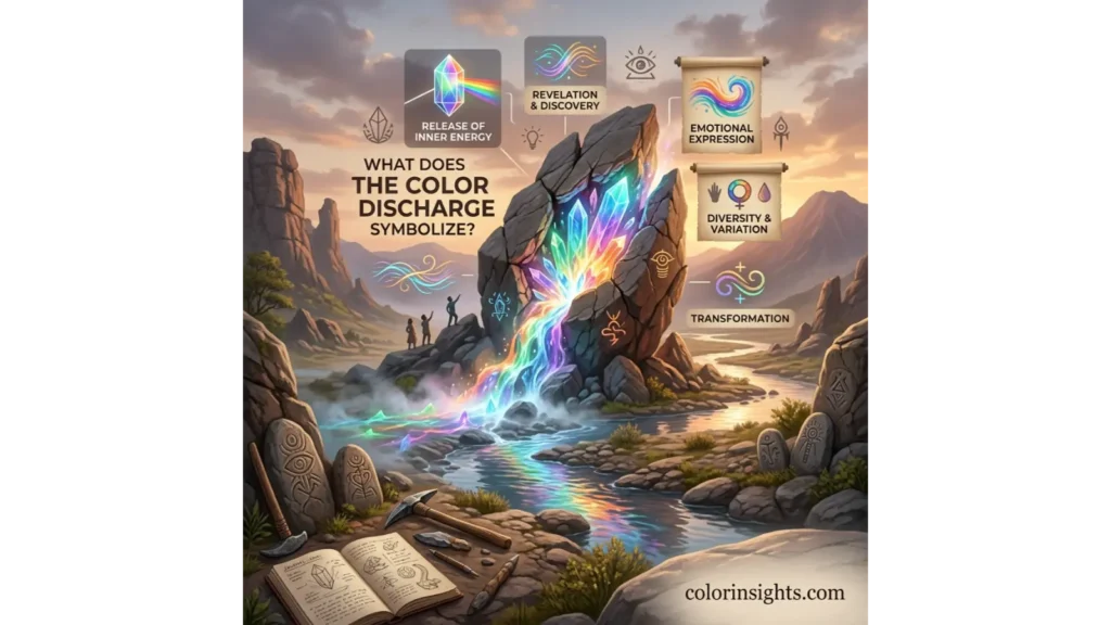 What Does the Color Discharge Symbolize?
