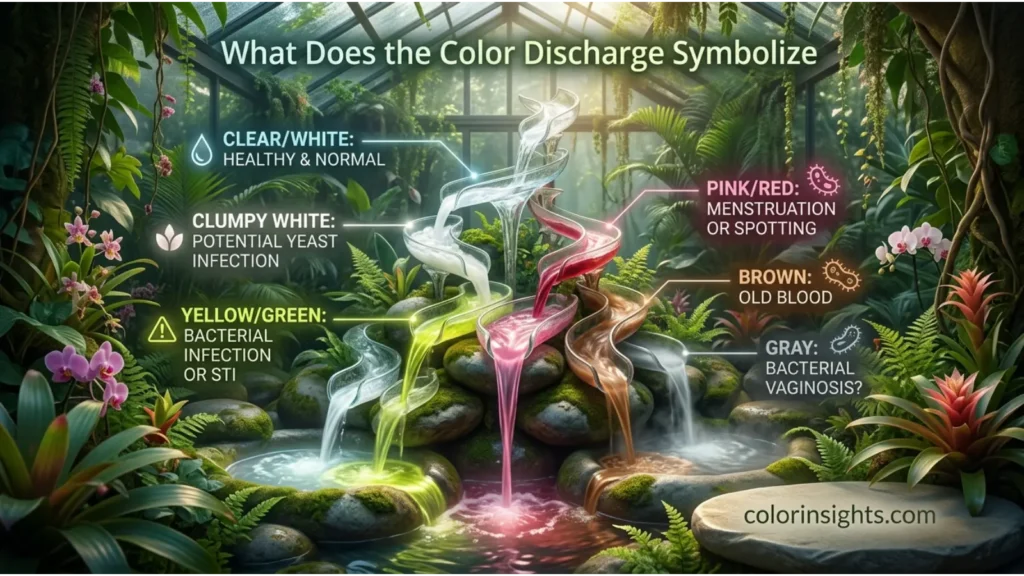 What Does the Color Discharge Symbolize