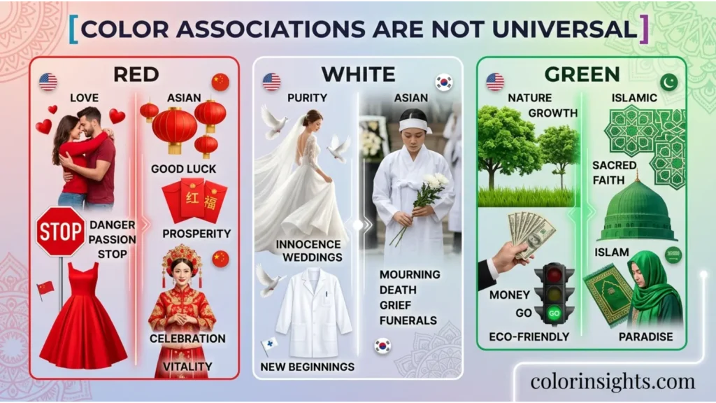Color Associations Are Not Universal