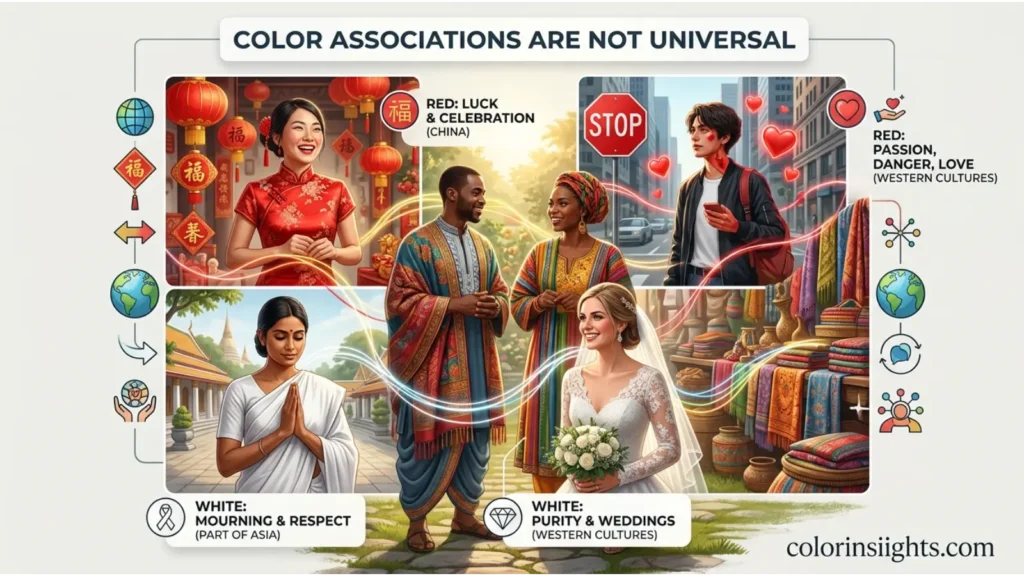 Color Associations Are Not Universal