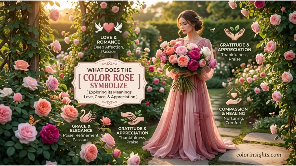 What Does the Color Rose Symbolize