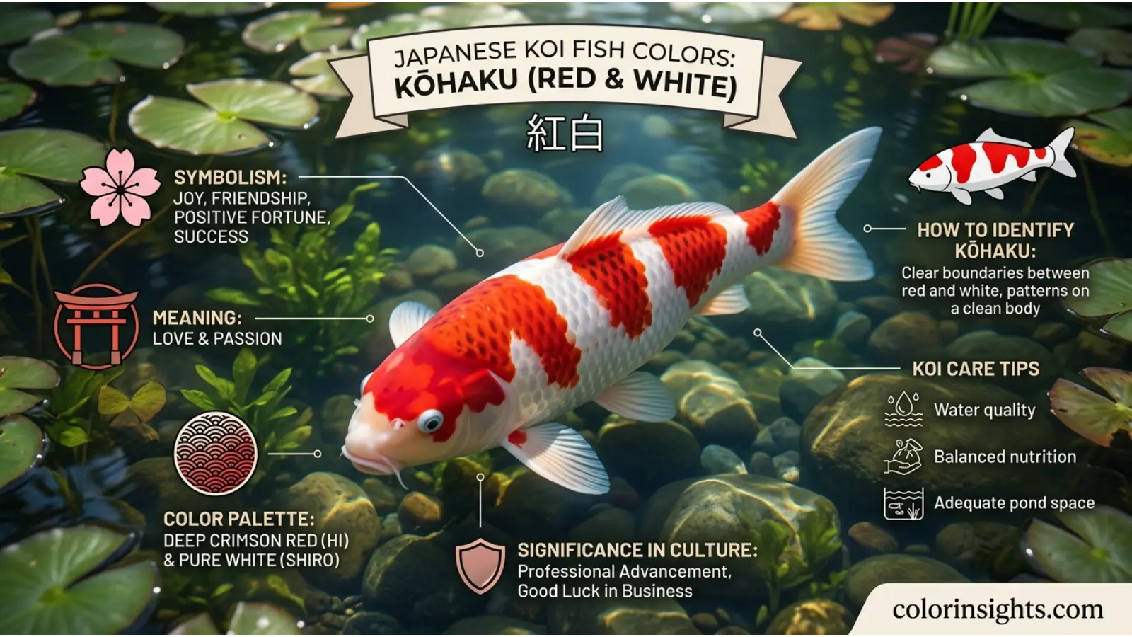 Japanese Koi Fish Color
