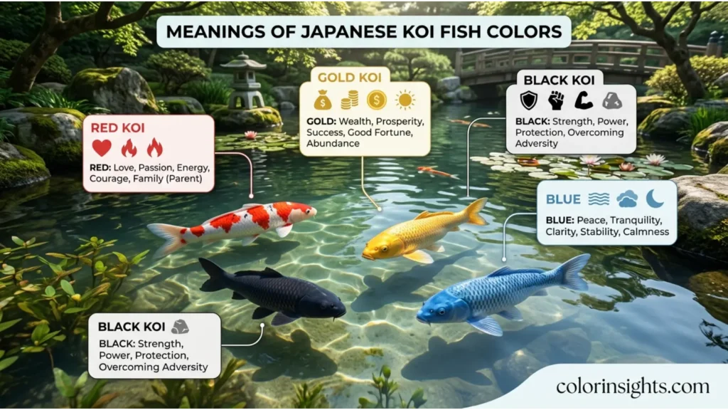 Meanings of the Color Japanese Koi Fish