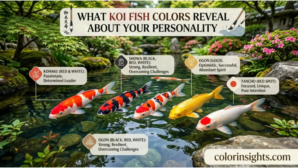 What Japanese Koi Fish Colors Say About Your Personality