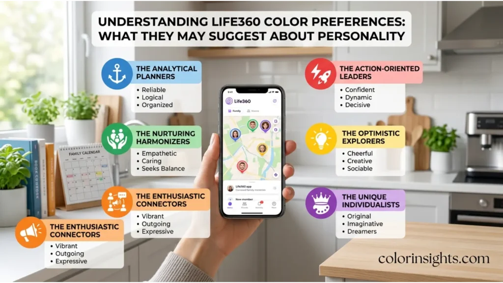 What Life360 Color Preferences May Suggest About Personality