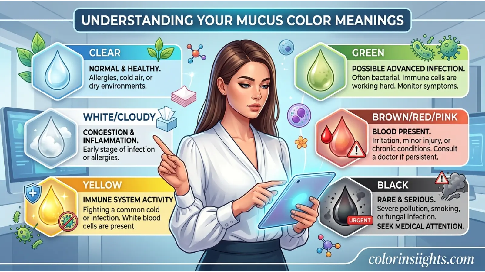 Mucus Color Meanings