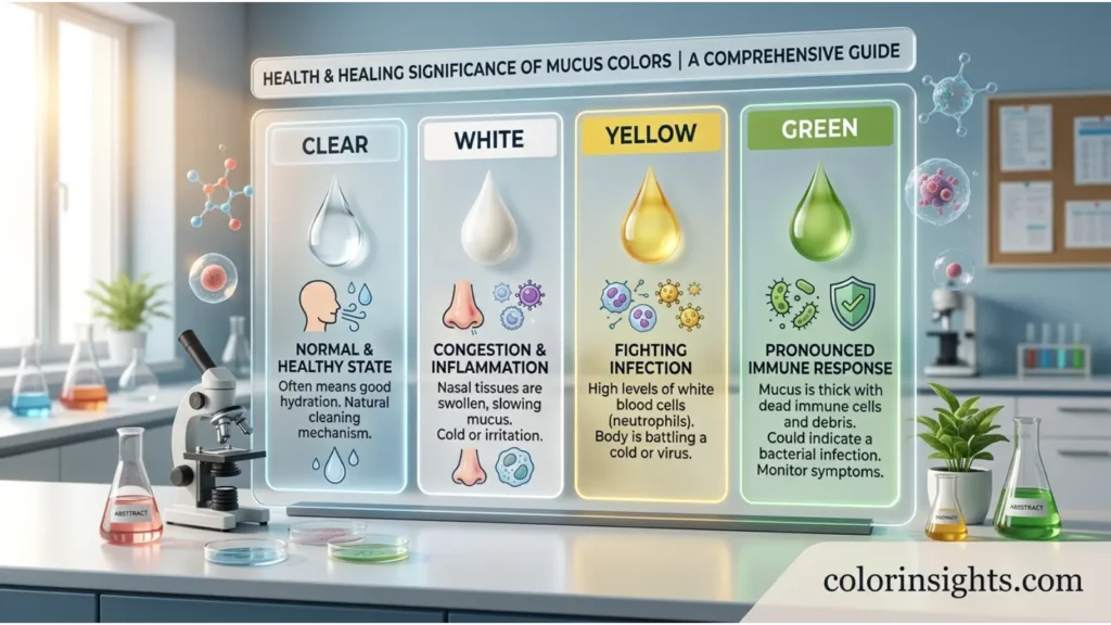 Health and Healing Significance of Mucus Colors