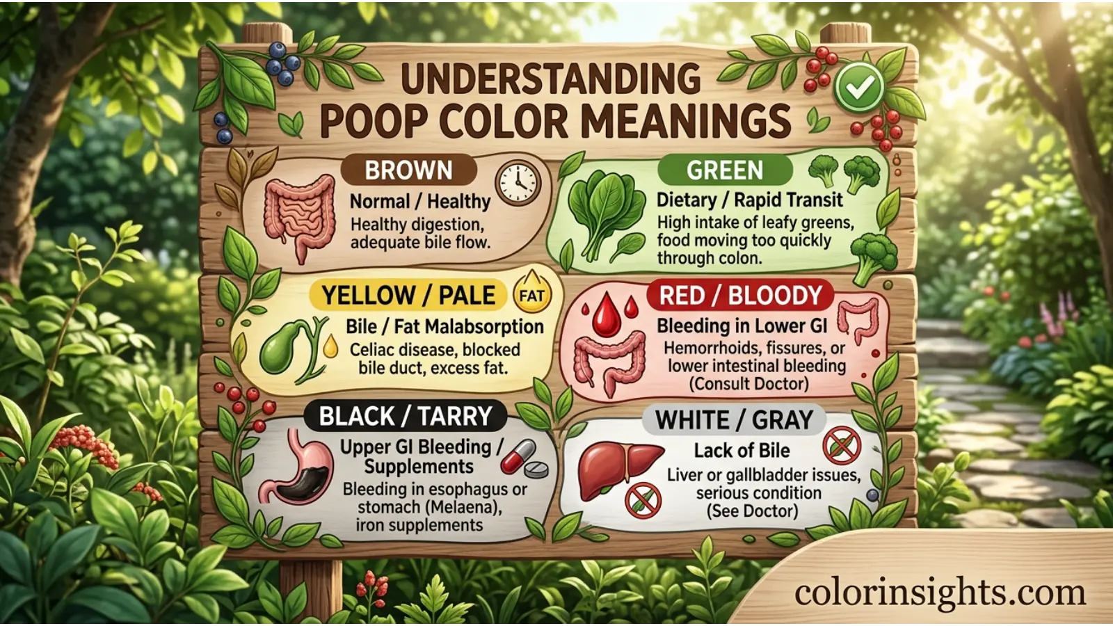 Poop color meanings
