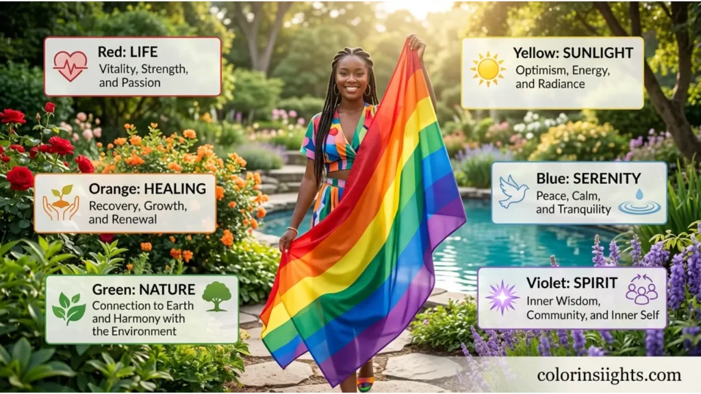 What Does the Pride Flag Colors Symbolize?