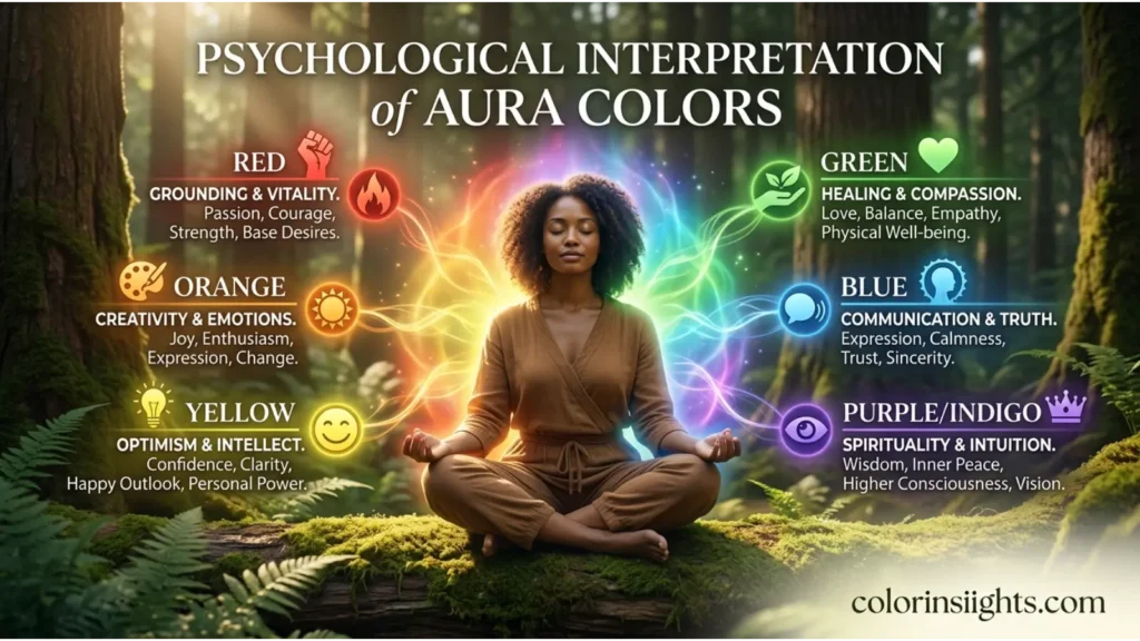 Psychological Interpretation of Aura Colors