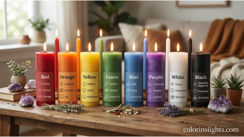 Psychological Characteristics of Candle Colors