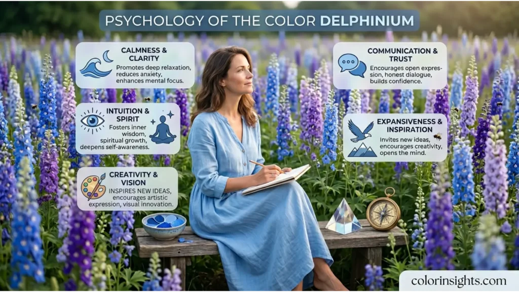 Psychological Characteristics of the Color Delphinium