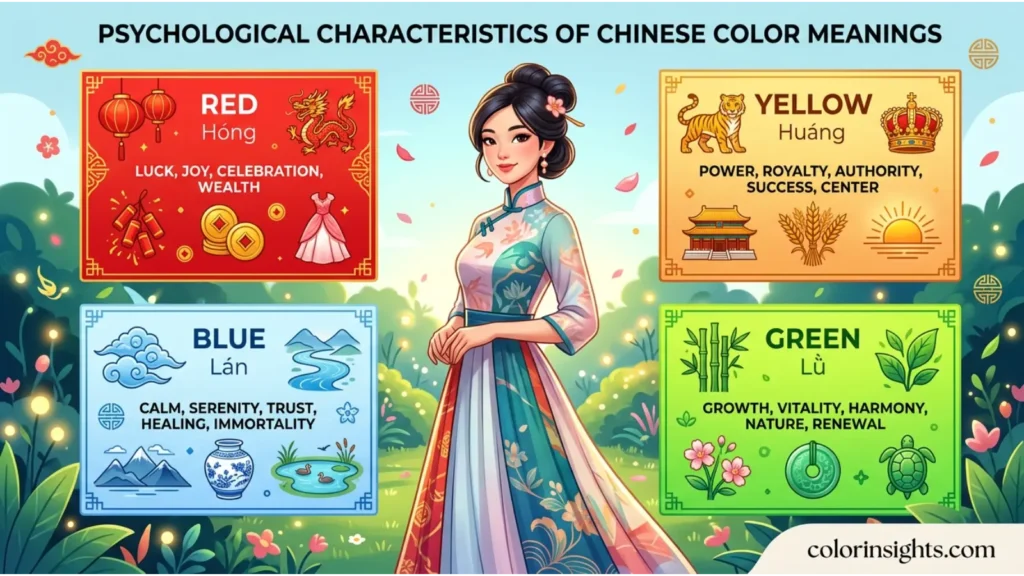 Psychological Characteristics of the Color Chinese Color Meanings