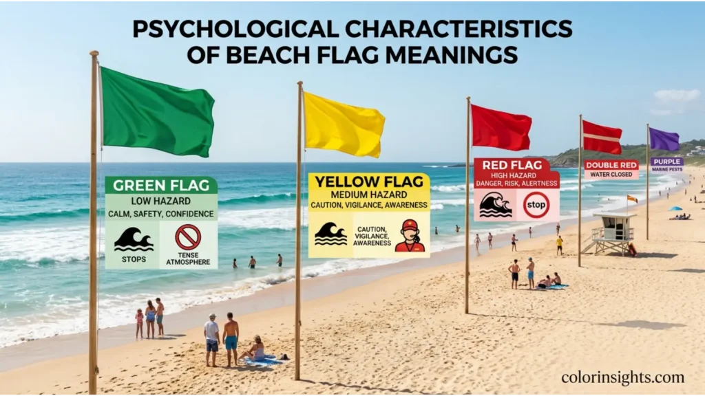 Psychological Characteristics of the Color Beach Flag Meanings