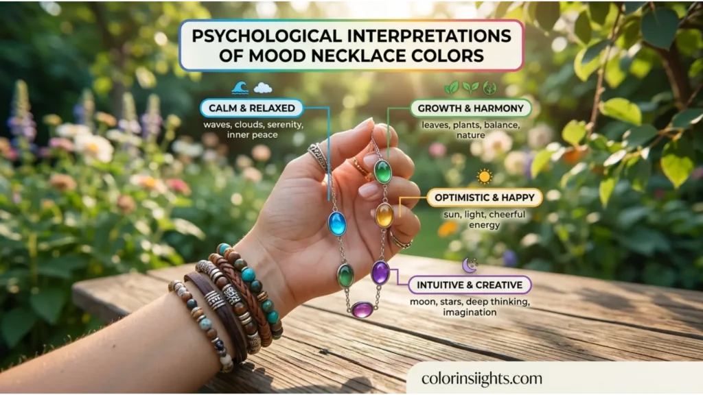Psychological Interpretations of Mood Necklace Colors
