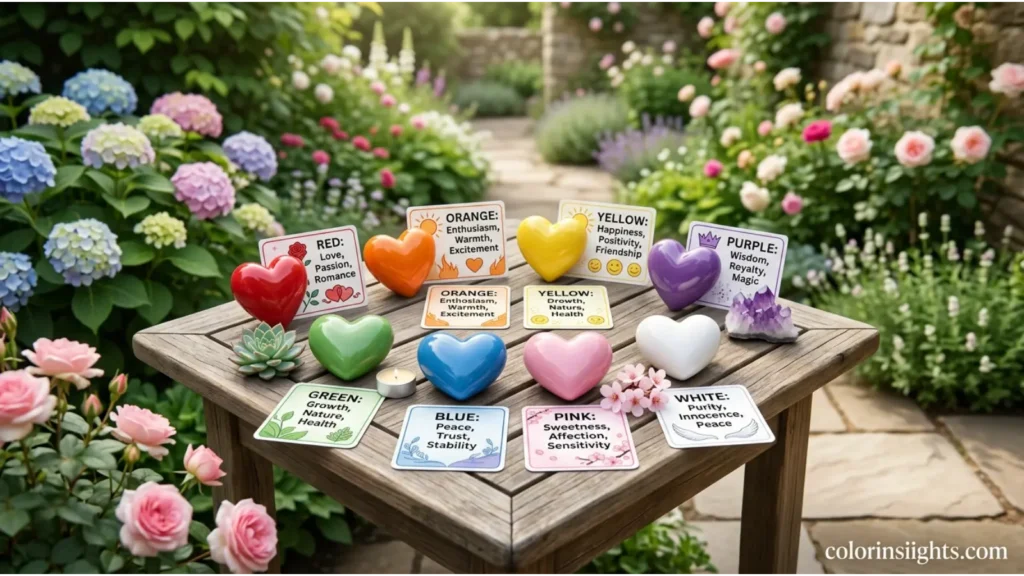 Psychological Meanings of Different Heart Colors