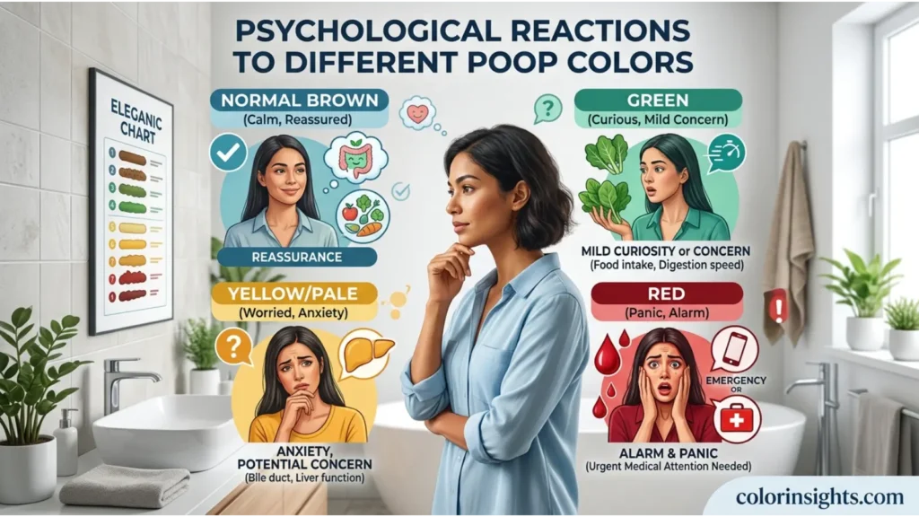 Psychological Reactions to Different Poop Colors
