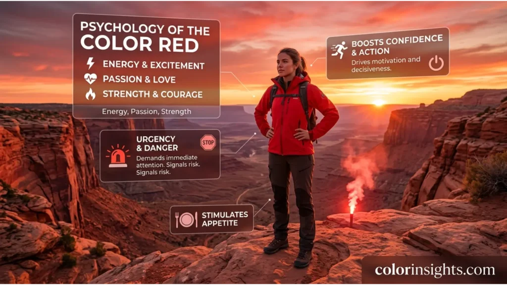 Psychological Characteristics of the Color Red
