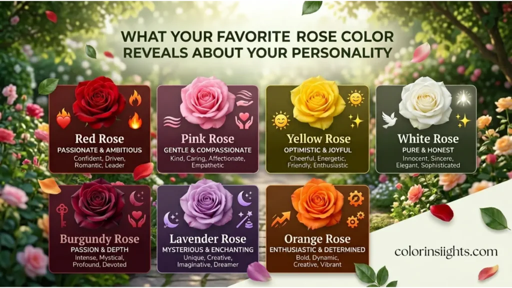 What Your Favorite Rose Color May Reveal About Your Personality
