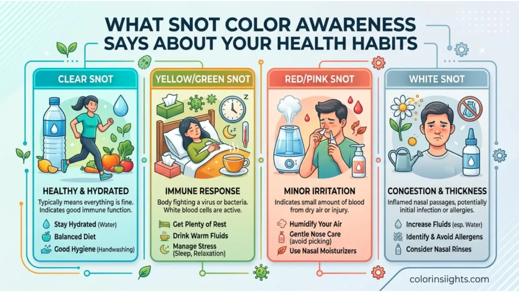 What Snot Color Awareness Says About Your Health Habits