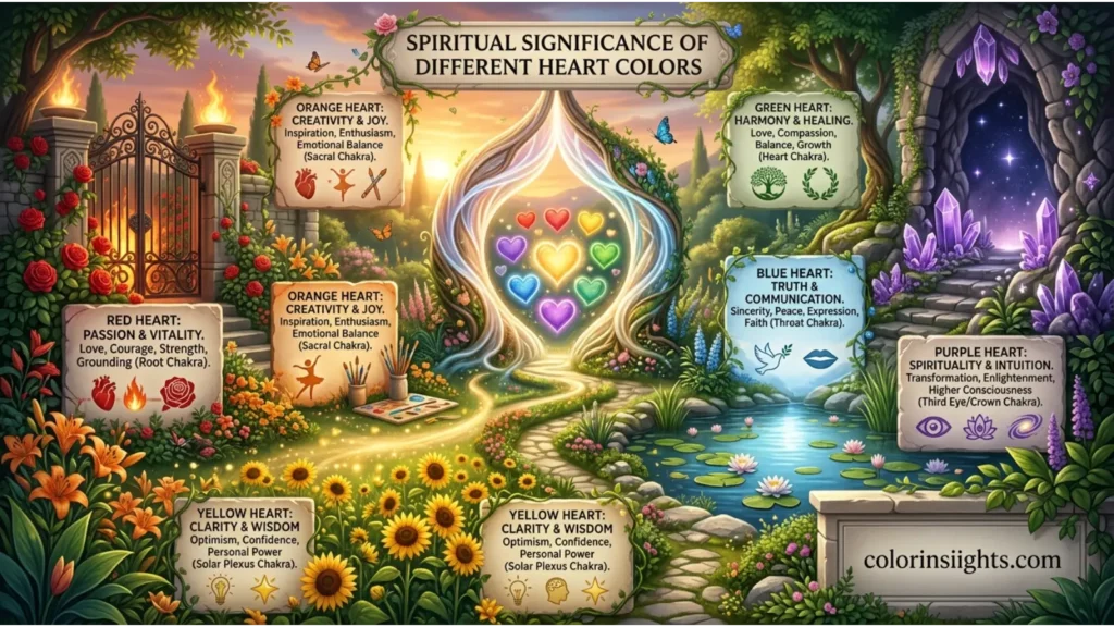 Spiritual Significance of Different Heart Colors
