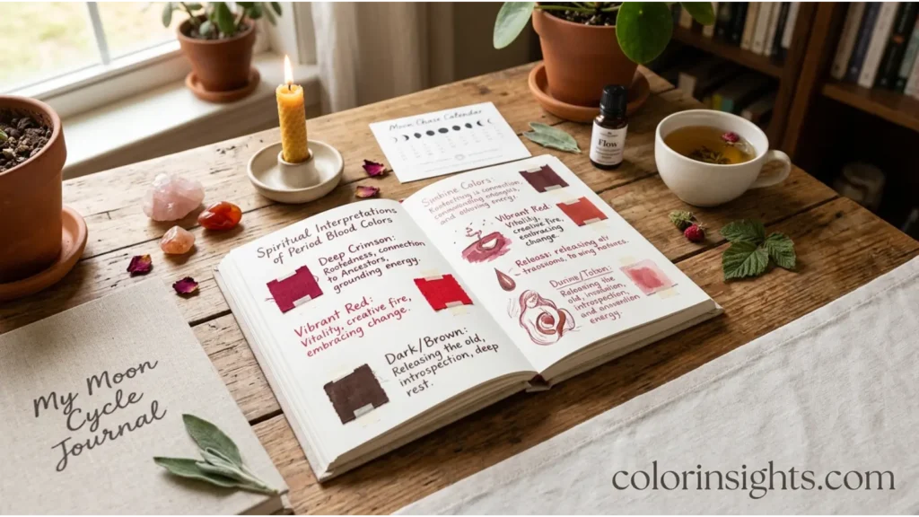 Spiritual Interpretations of Period Blood Colors