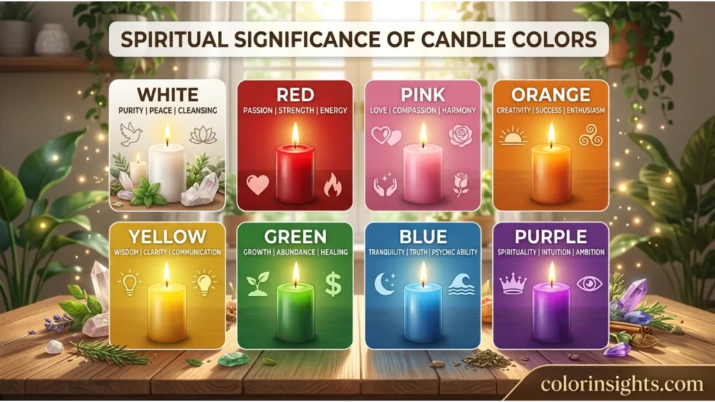Spiritual Significance of Candle Colors