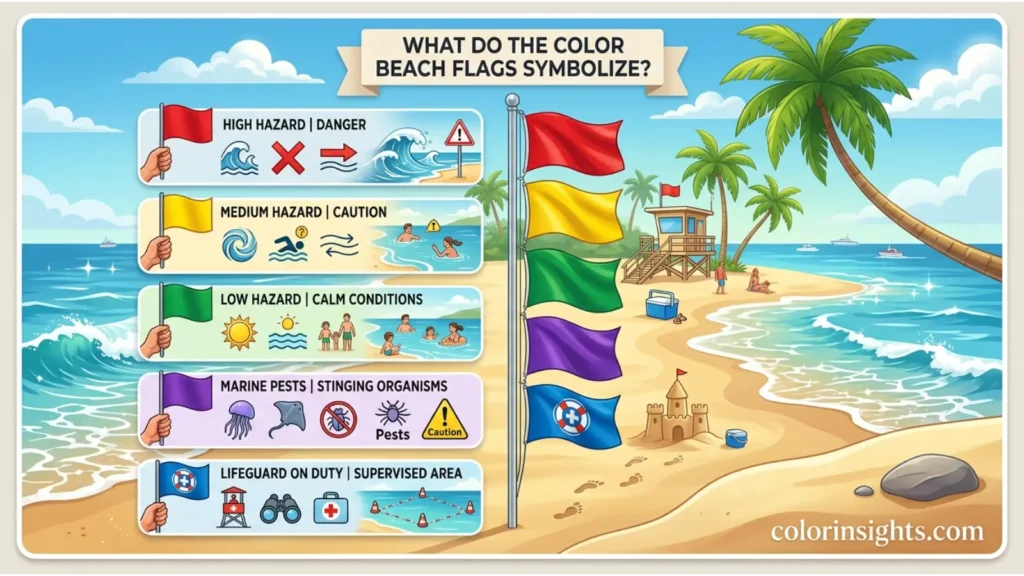 What Does the Color Beach Flag Symbolize