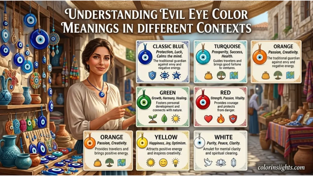 Understanding Evil Eye Color Meanings in Different Contexts