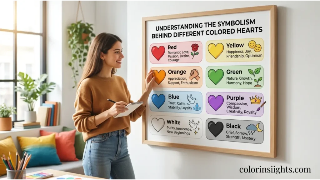 Understanding the Symbolism Behind Different Colored Hearts