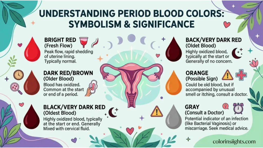 Understanding the Symbolism and Significance of Period Blood Colors