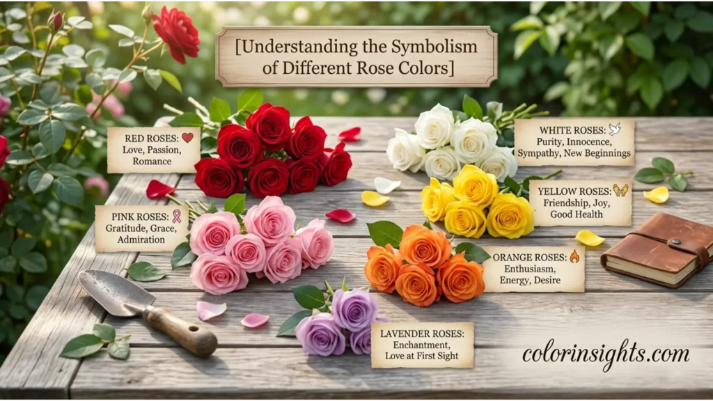 Understanding the Symbolism of Different Rose Colors