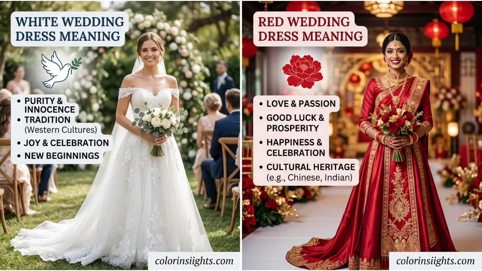 Wedding Dress White or Red Meaning